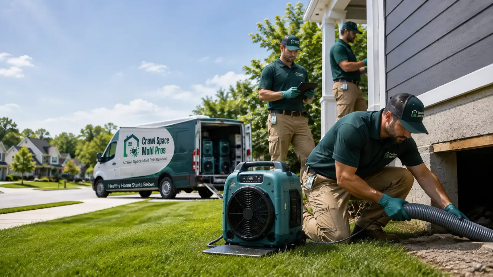 Crawl Space Mold Removal in Burnettsville, IN